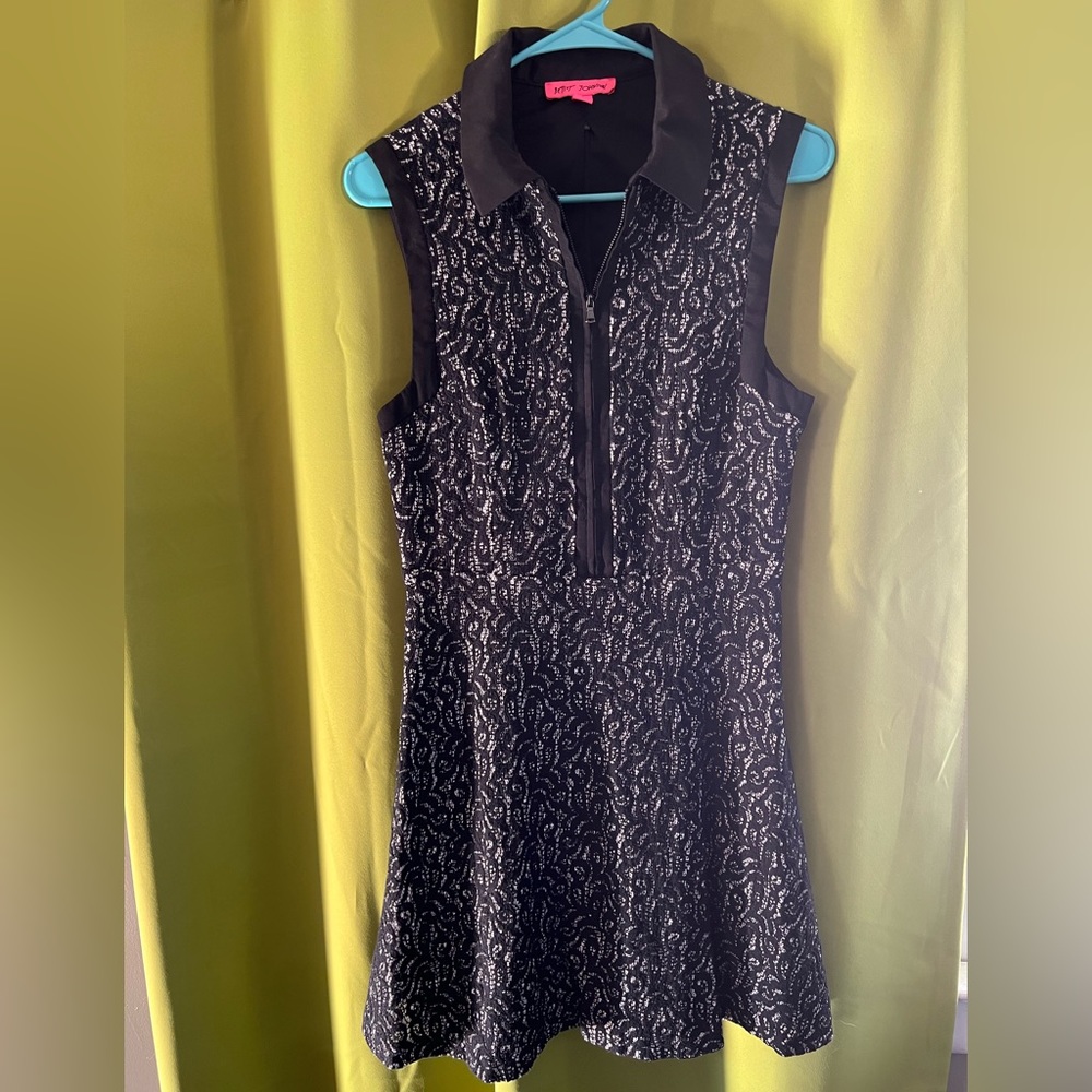 Betsey Johnson Lace Overlay Dress